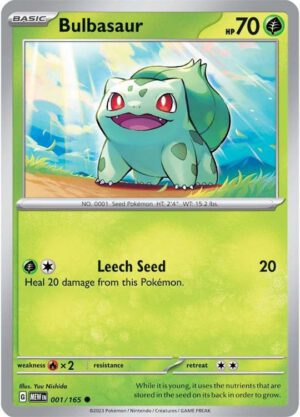 Bulbasaur - 001/165 - 151 MEW English