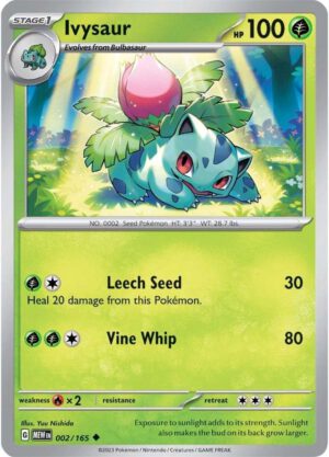 Ivysaur - 002/165 - 151 MEW English
