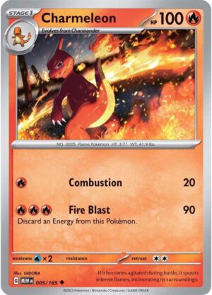Charmeleon - 005/165 - 151 MEW English