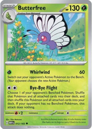 Butterfree - 012/165 - 151 MEW English