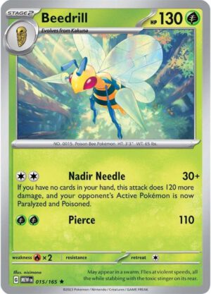 Beedrill - 015/165 - 151 MEW English