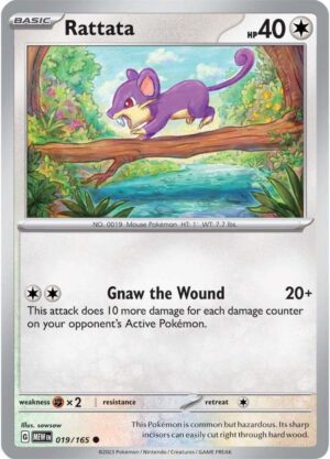 Rattata - 019/165 - 151 MEW English