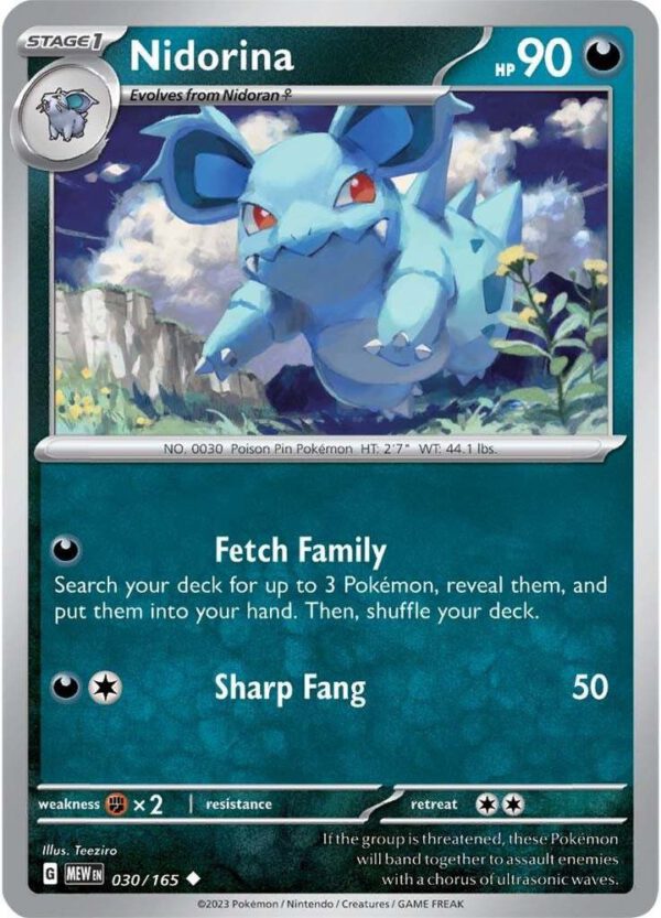 Nidorina - 030/165 - 151 MEW English