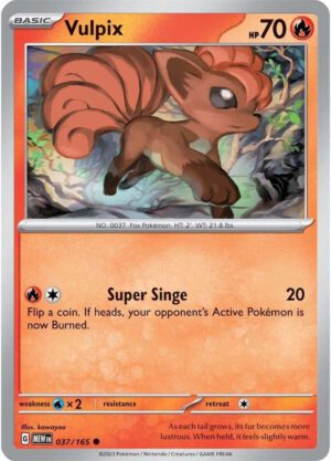 Vulpix - 037/165 - 151 MEW English