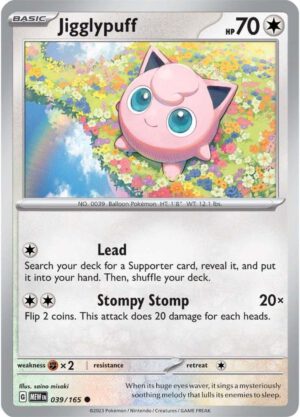 Jigglypuff - 039/165 - 151 MEW English