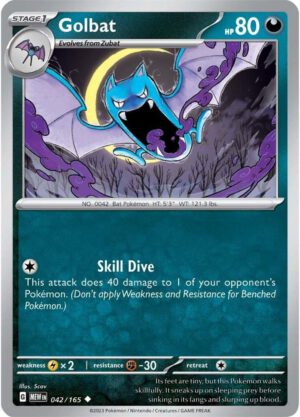 Golbat - 042/165 - 151 MEW English
