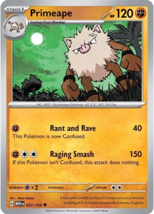 Primeape - 057/165 - 151 MEW English