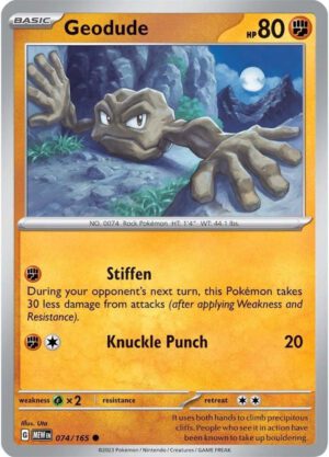 Geodude - 074/165 - 151 MEW English