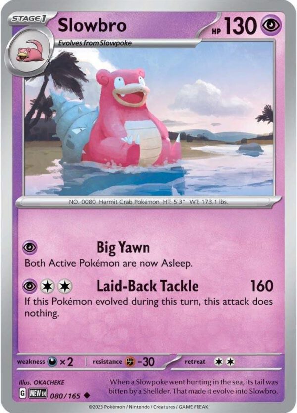 Slowbro - 080/165 - 151 MEW English