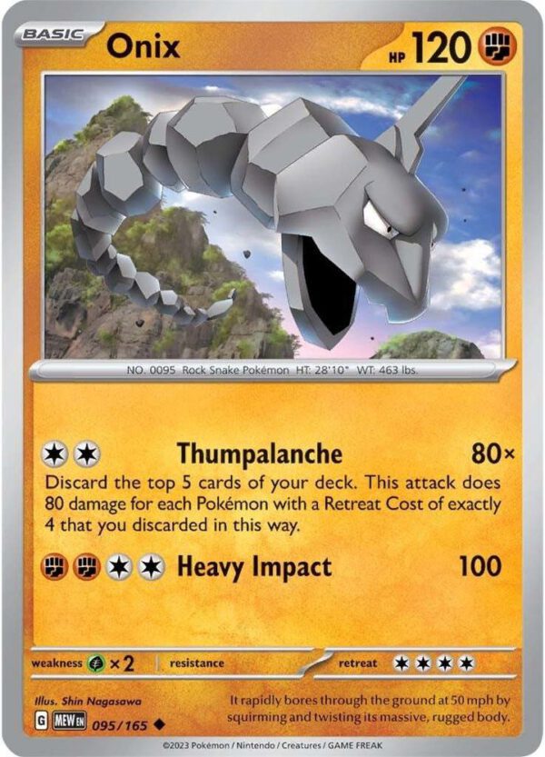 Onix - 095/165 - 151 MEW English