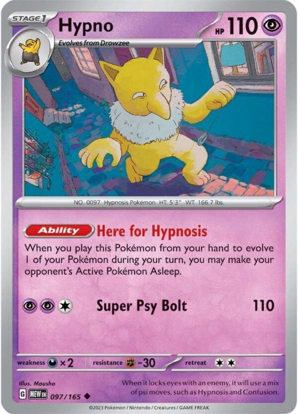 Hypno - 097/165 - 151 MEW English