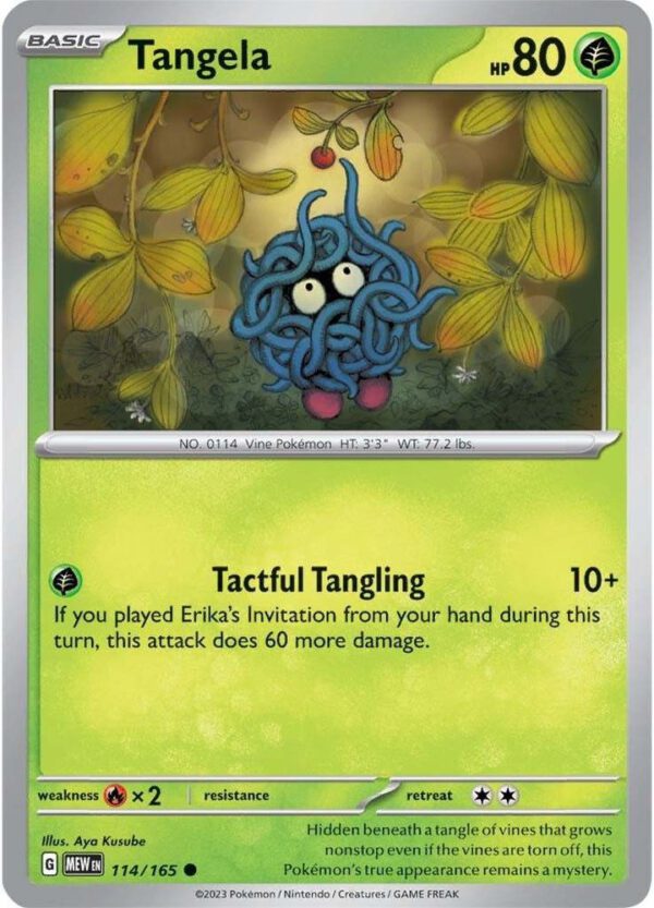 Tangela - 114/165 - 151 MEW English