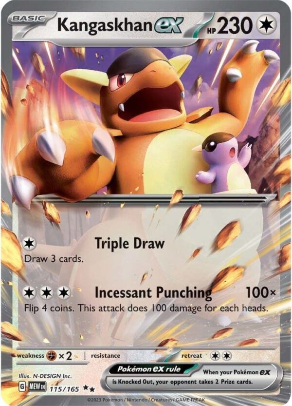Kangaskhan ex - 115/165 - 151 MEW English