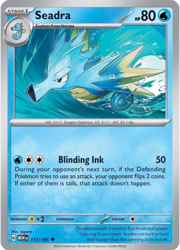 Seadra - 117/165 - 151 MEW English