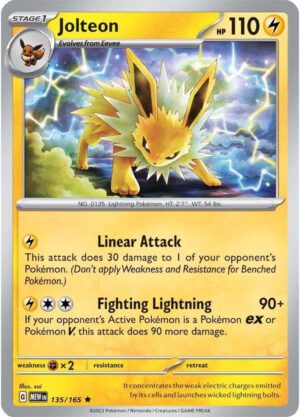 Jolteon - 135/165 - 151 MEW English