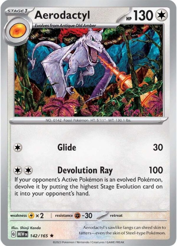 Aerodactyl - 142/165 - 151 MEW English