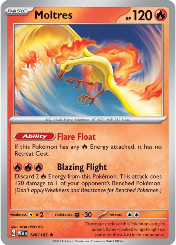 Moltres - 146/165 - 151 MEW English