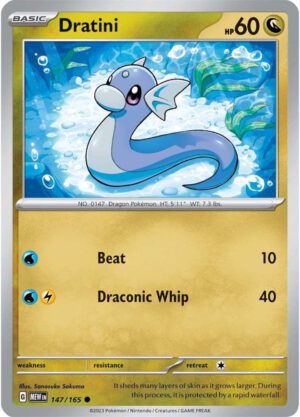 Dratini - 147/165 - 151 MEW English