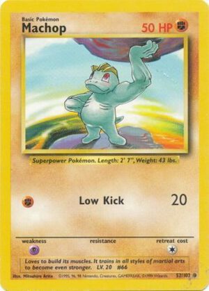 Machop – 52/102 – Base Set Dutch